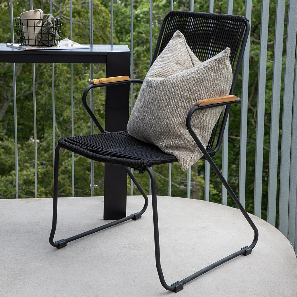 Bois spisebordsstol sort 2-pak 