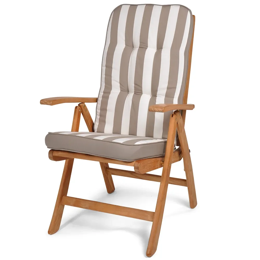 Woodline Positionspude Taupe/Hvid