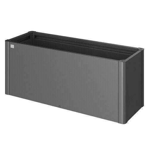 Belvedere plantebed midi størrelse 150 metallisk mørkegrå