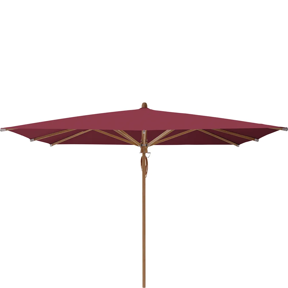 Glatz Teakwood parasoll 330×330 cm Kat.4 436 Wine