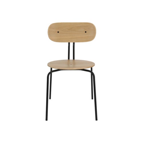 Curious Spisestol Eg/Sort Metal