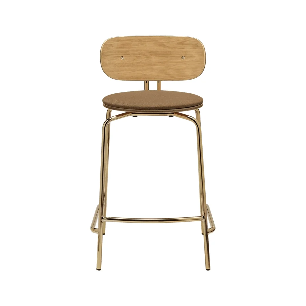 Umage, Curious Lav Barstol Eg/Messing Sugar Brown