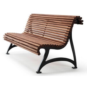 Jujol sofa i sort olieret mahogni