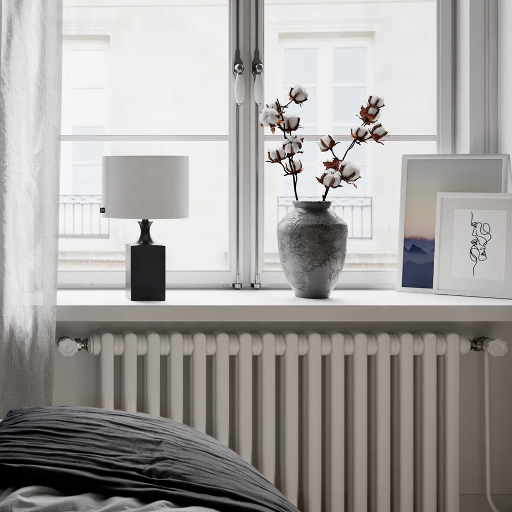 Woody bordlampe H: 42cm sort/hvid