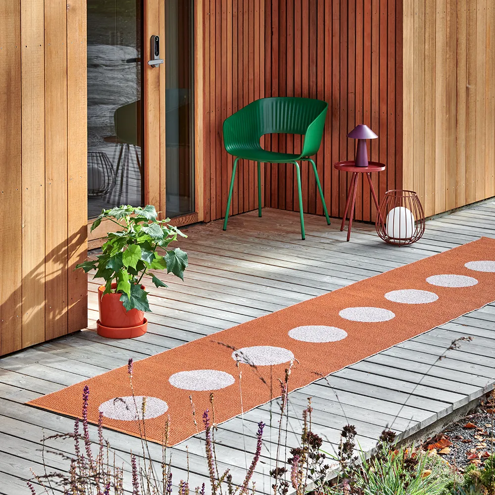 Vera Pop tæppe Pale Orange/Pearl Pink 70 x 280cm