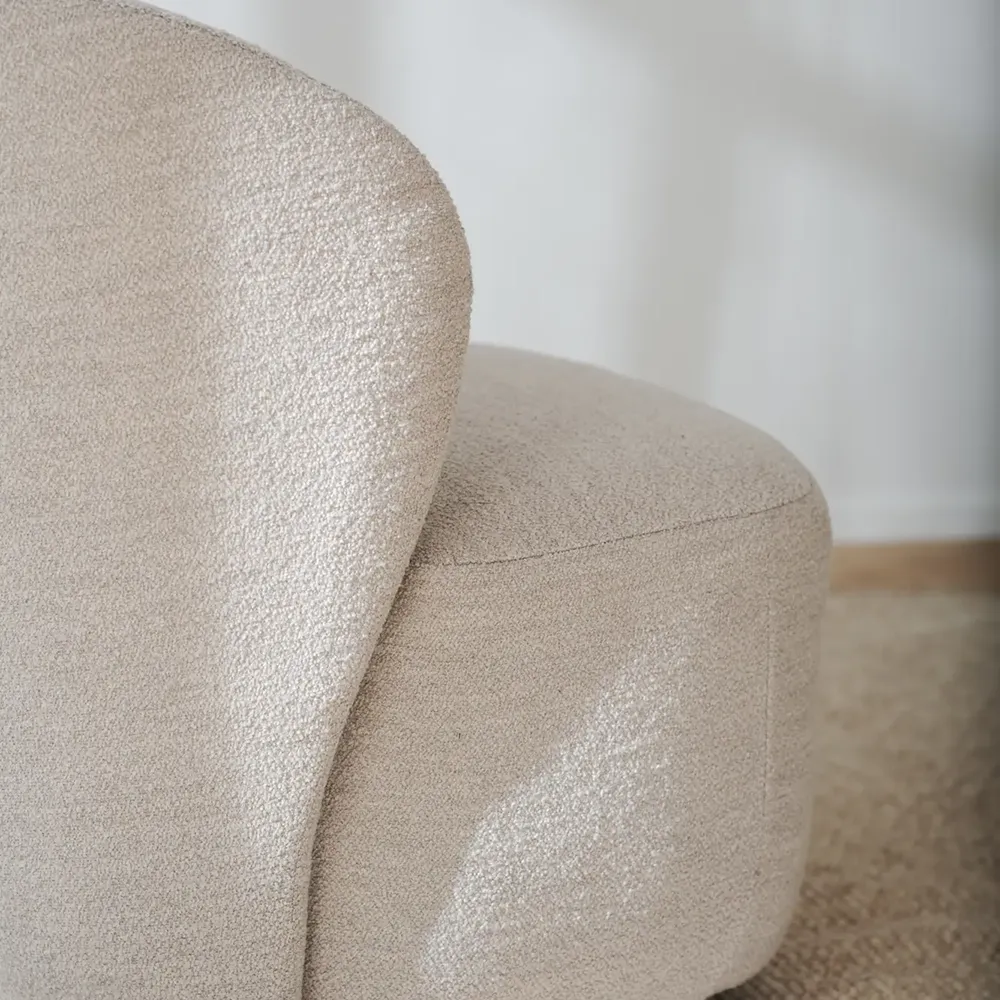 Roselawn svingbar lænestol lys beige