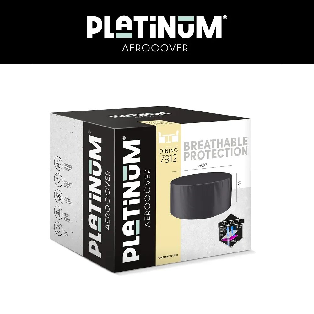 Møbelovertræk Rundt 200 cm