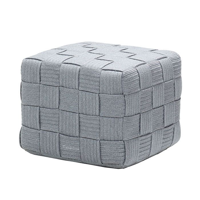 Cube fodskammel Lysegrå