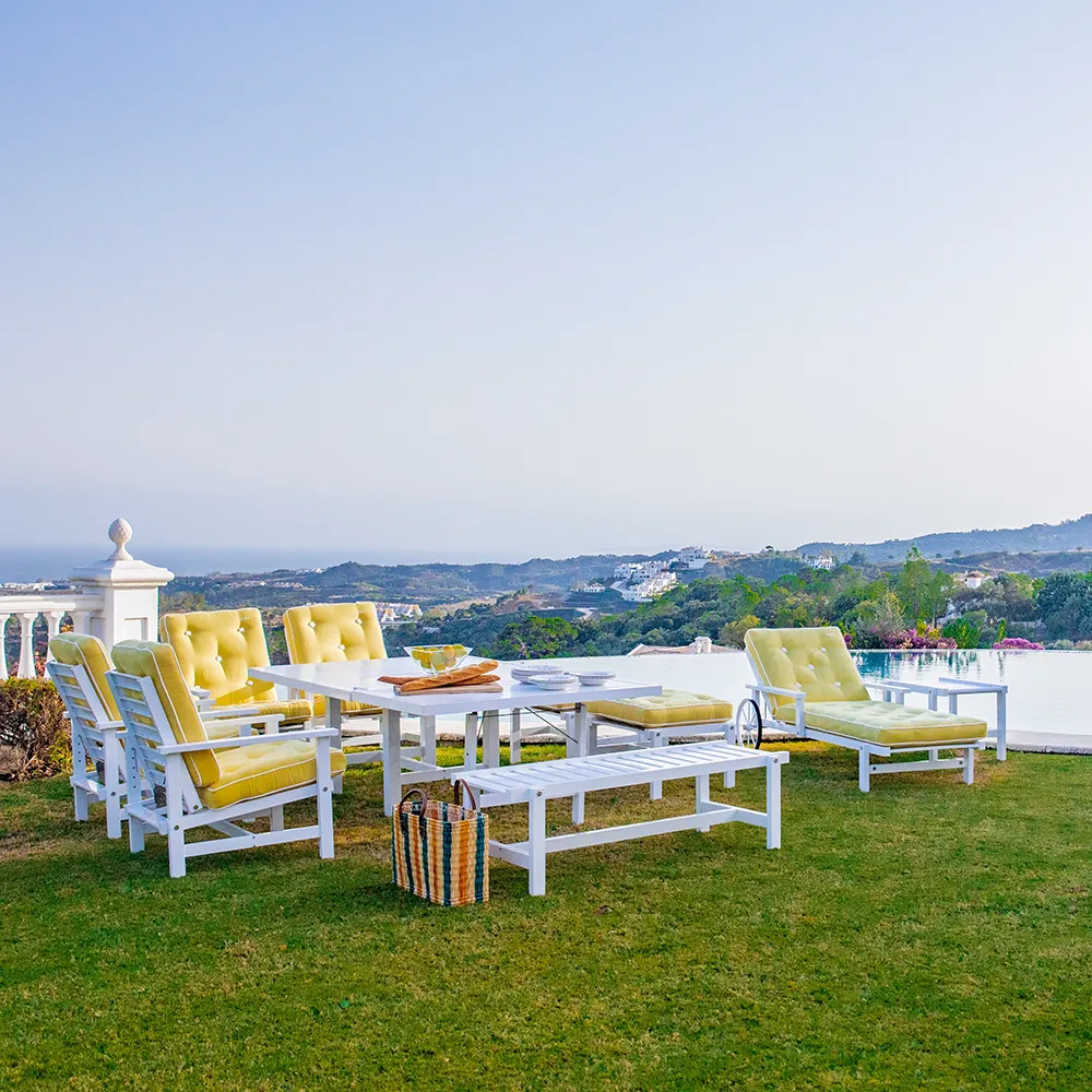 80x142cm spisebord hvid 