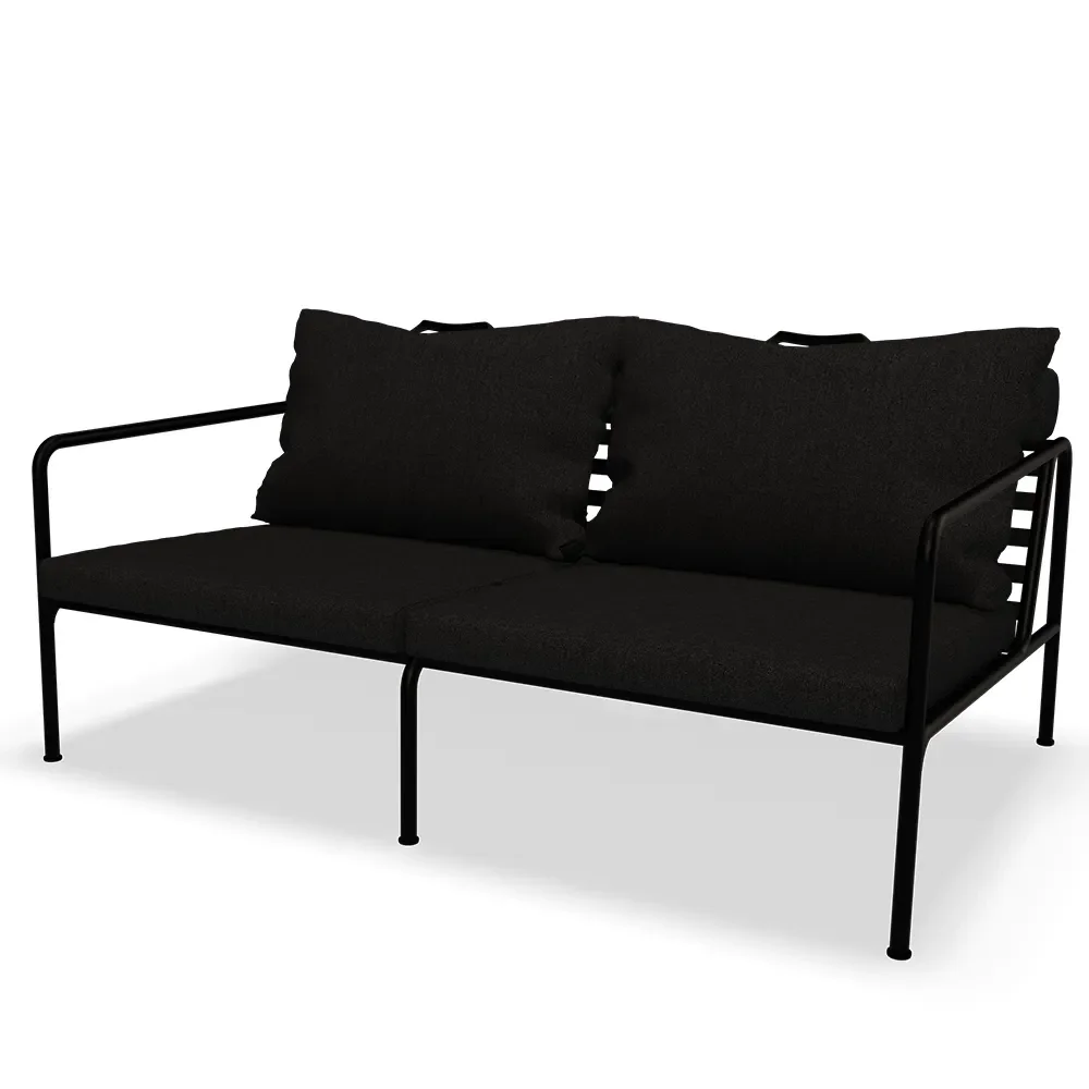 Houe, Avon 2-personers sofa Dark Grey/Black