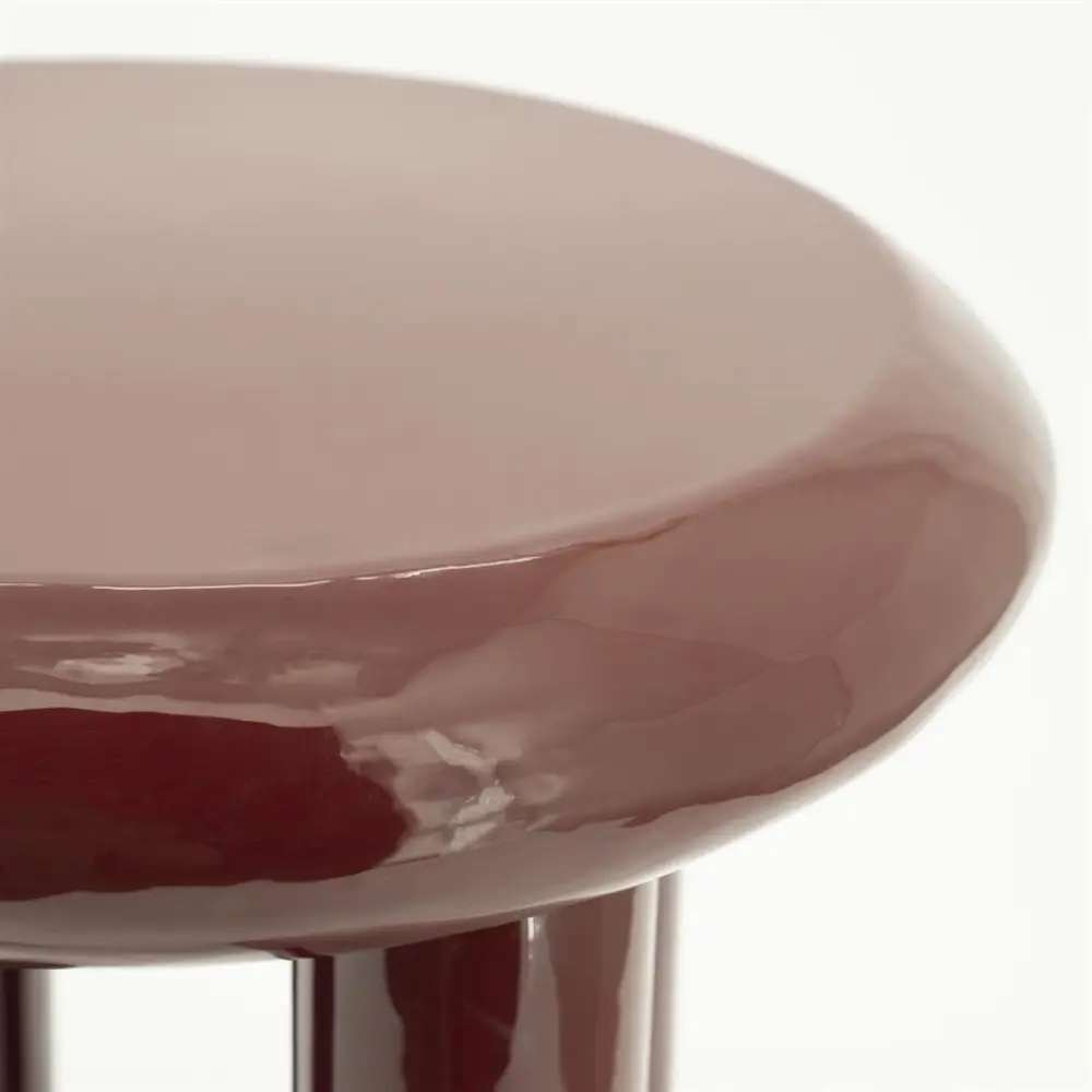 Balloon Sidebord- burgundy 43x43x45 cm
