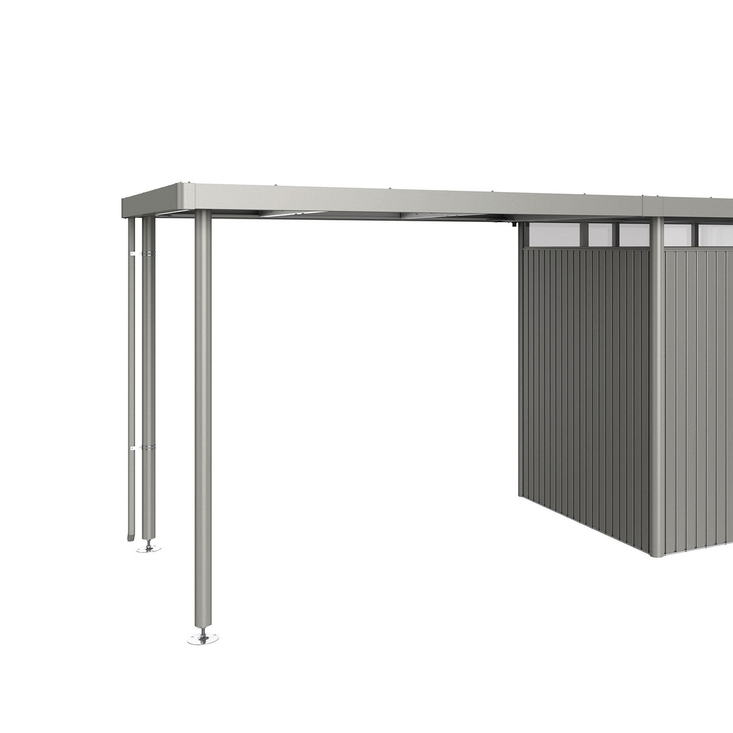 Highline side taghave skur størrelse h2 metallisk kvartsgrå