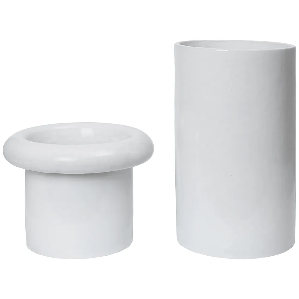 Rollo Krukke H46 cm White