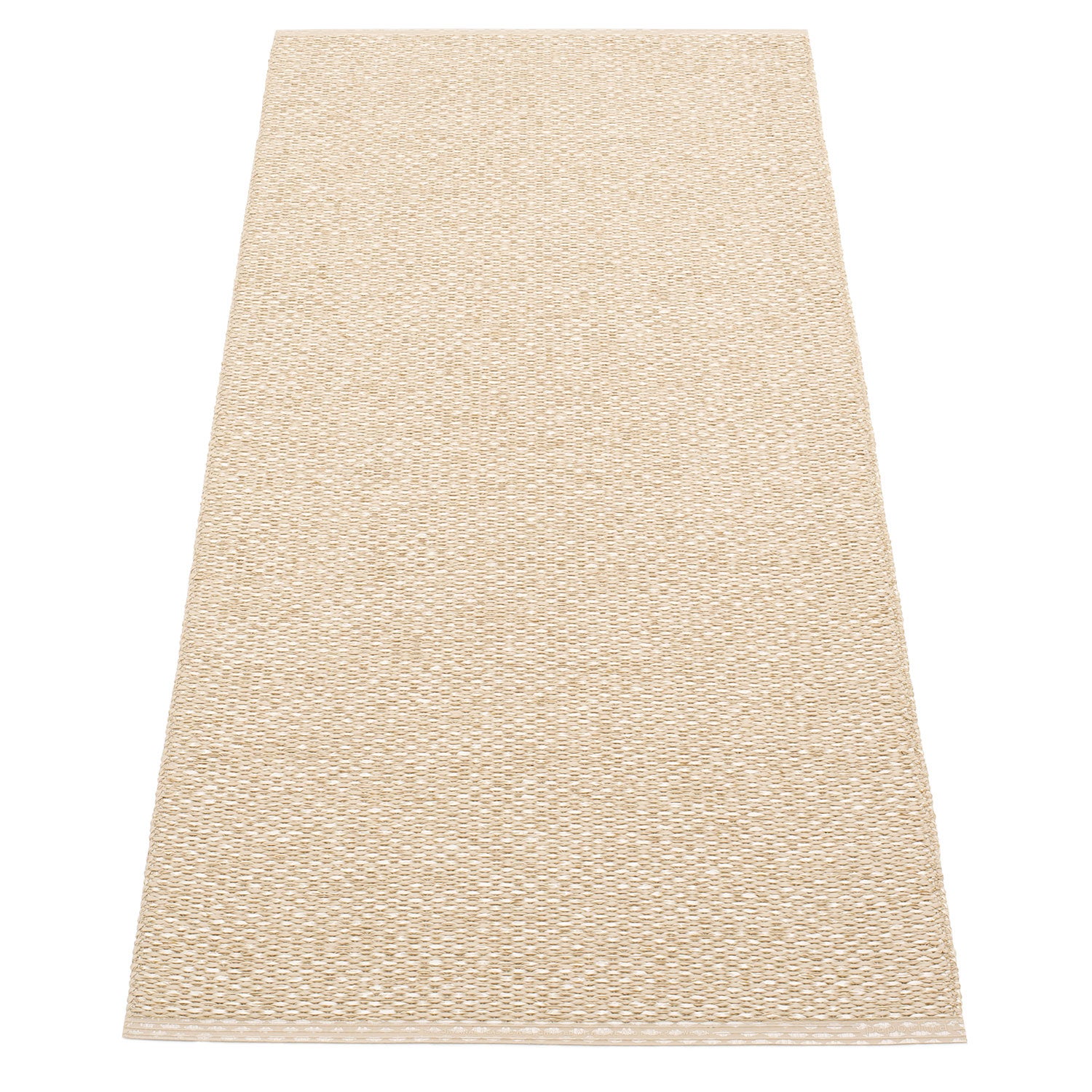 Pappelina, Svea tæppe 70x160 cm beige / champagne metallic