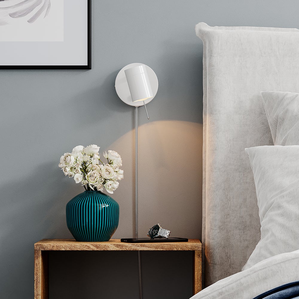 Correct væglampe Hvid