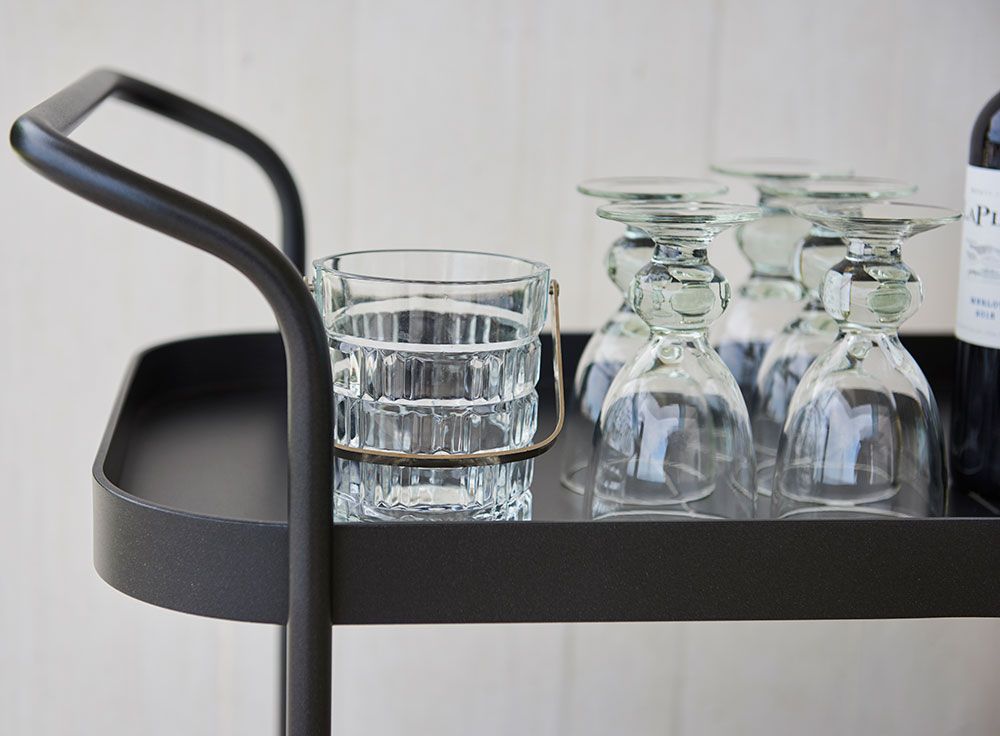 Roll Serveringsvogn Sort