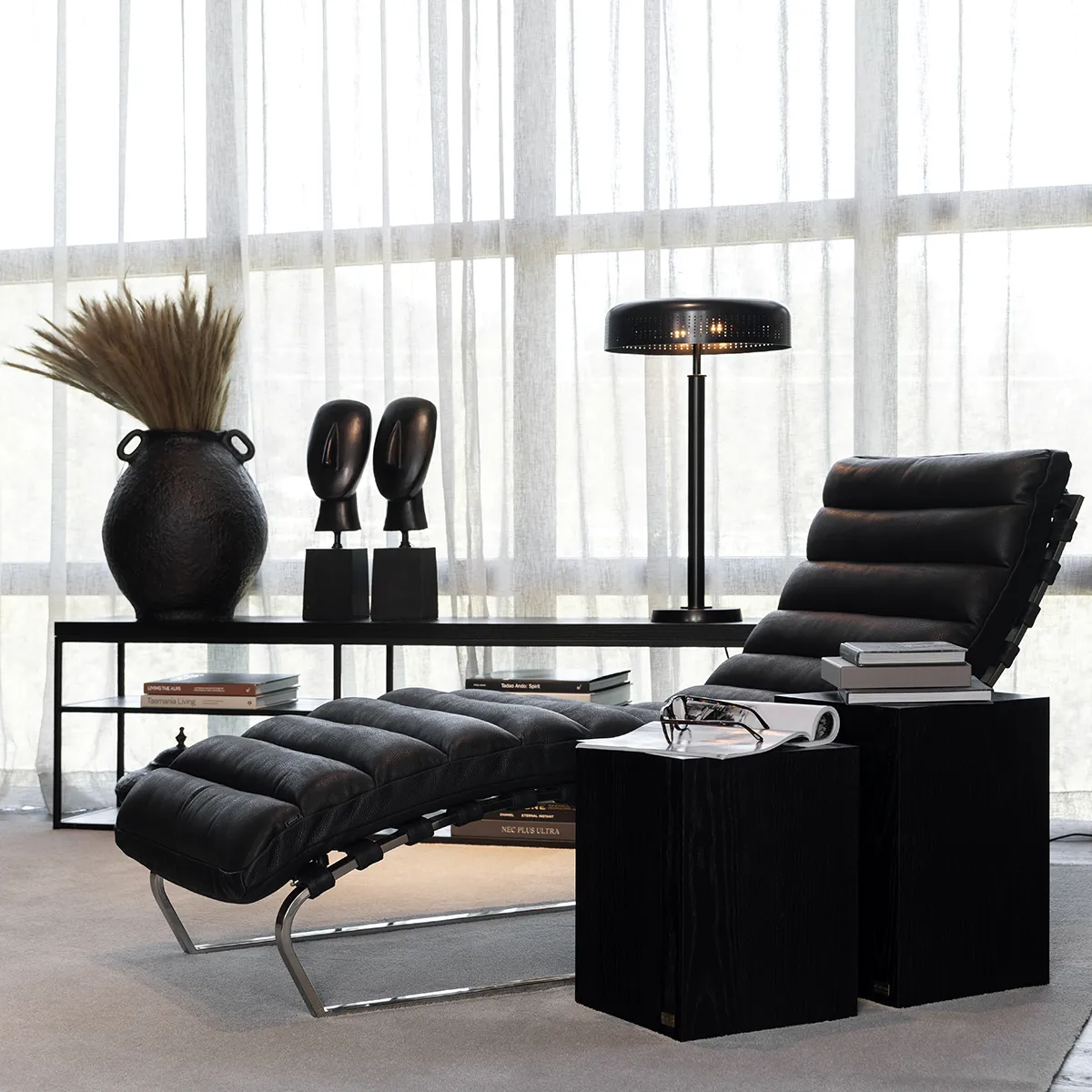 Konsolbord Mason i Egefiner US brown