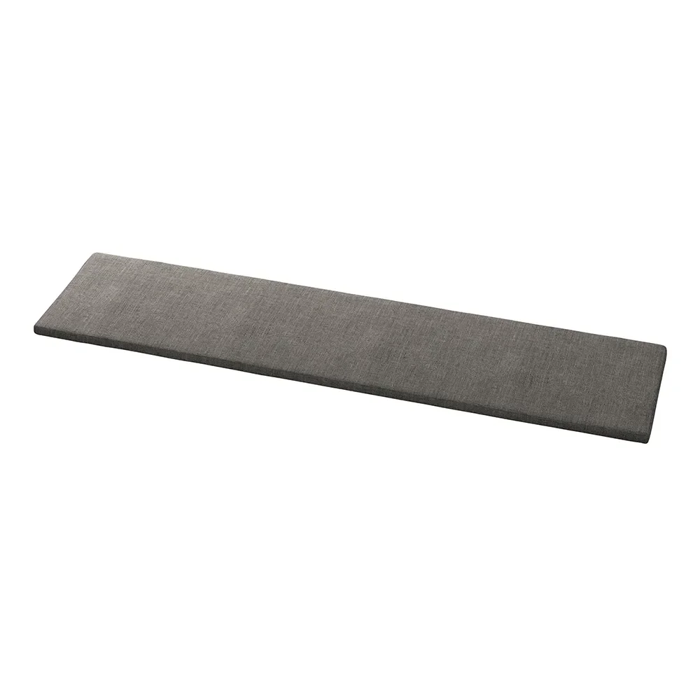 Dyna-bænk 9, sort meleret, L 40, B 170, H 3 cm