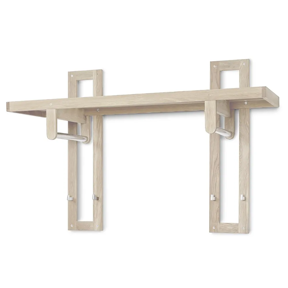 Torkelson, Zitti tøjstativ dobbelt hvidolieret eg