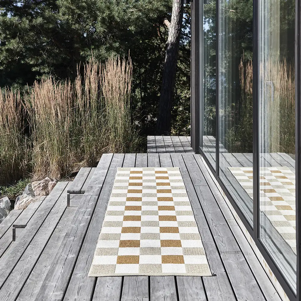 Pix tæppe 70x160 cm Beige/Vanilla/Ochre 