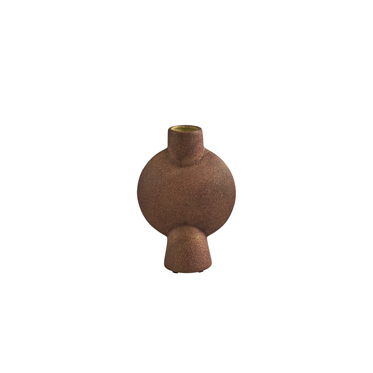 Håndmalet vase Sphere Bubl Mini Terracotta H19 cm