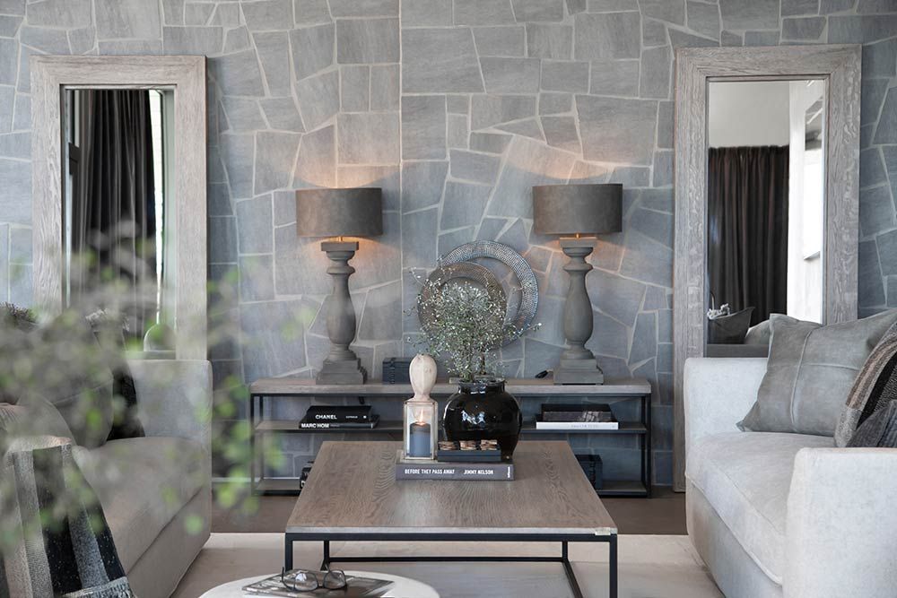 Hunter Spejl Antikgrå Eg Artwood