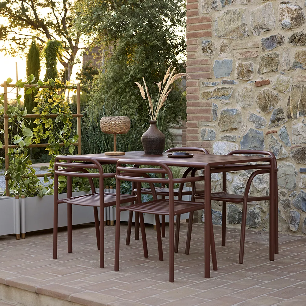 Bliss Stol m/armlæn Desert red