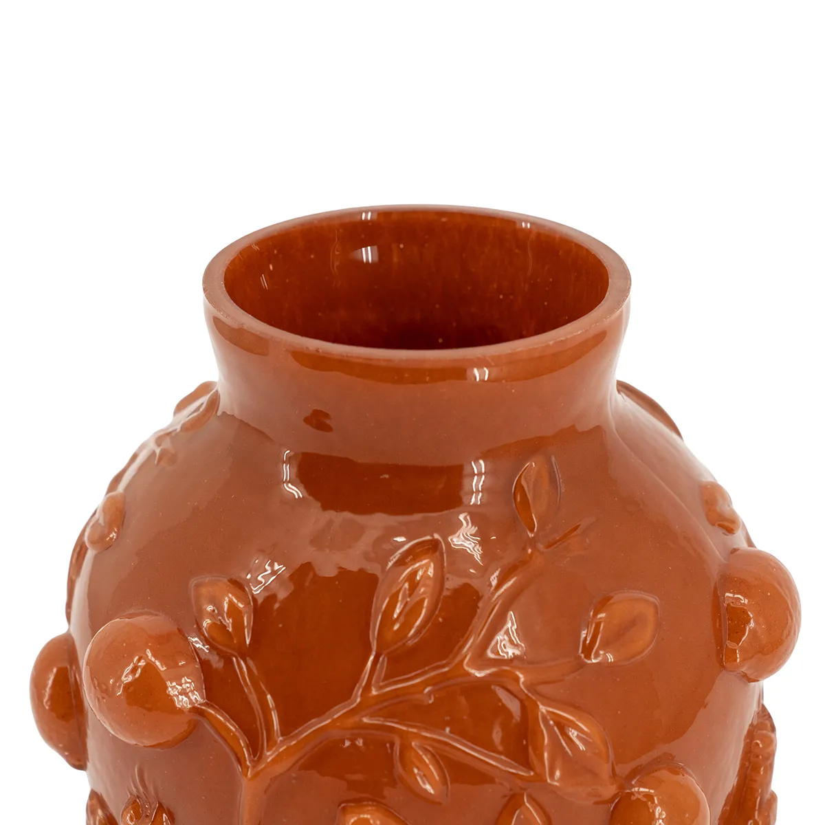Mundblæst vase Aru H22 cm Caramel