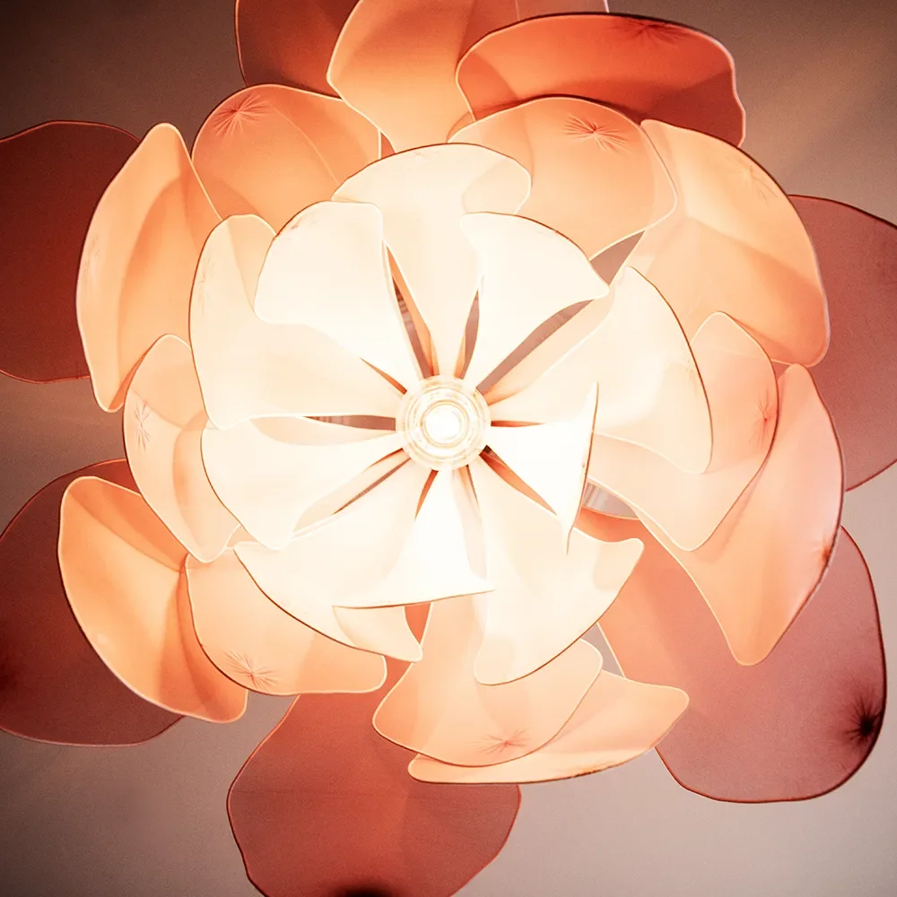 Lou Lou loftlampe Ø80cm lyserød