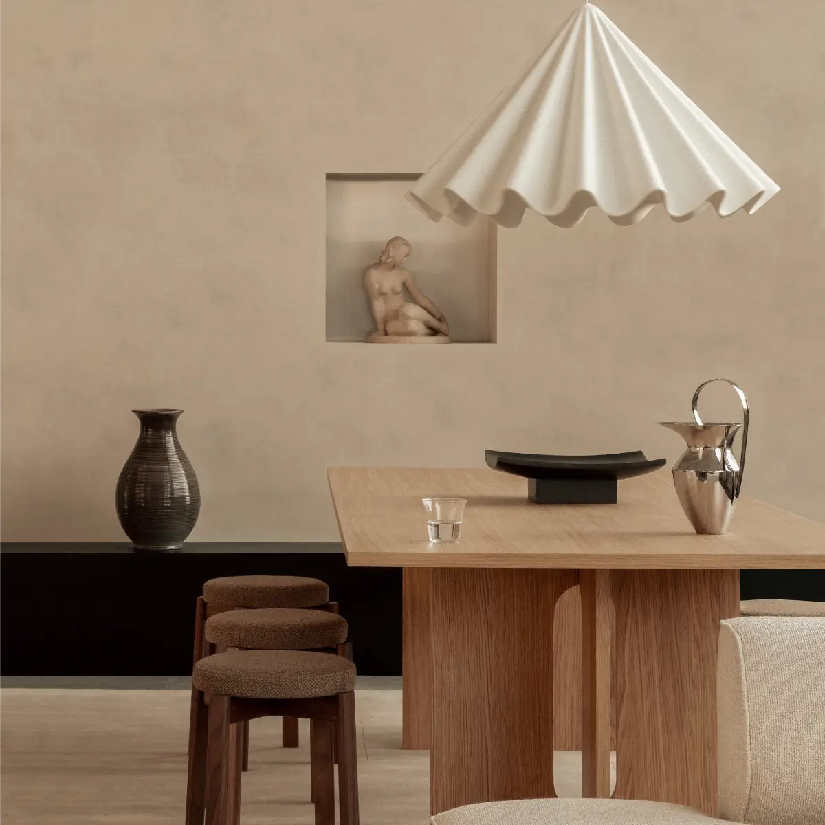 Dancing Loftlampe Offwhite Ø95 cm
