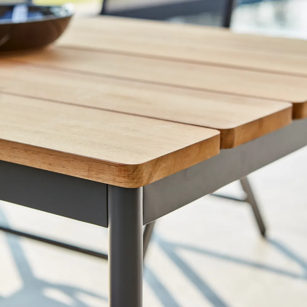 Nox Bistro bord 70x70 - Bambus/Nordisk Grøn