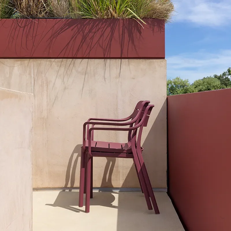 Cassia stol med armlæn Antracite 