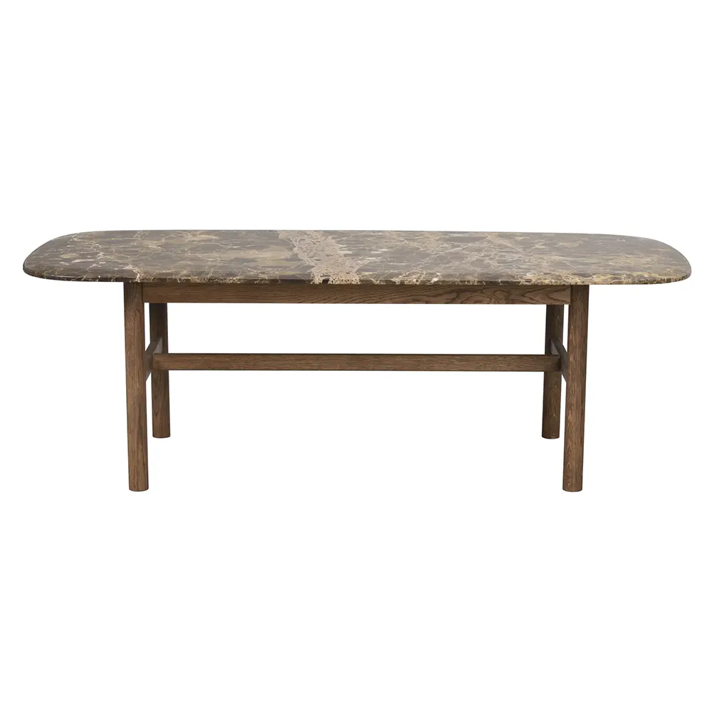 Rowico Home, Hammond sofabord 135x62 cm brun marmor