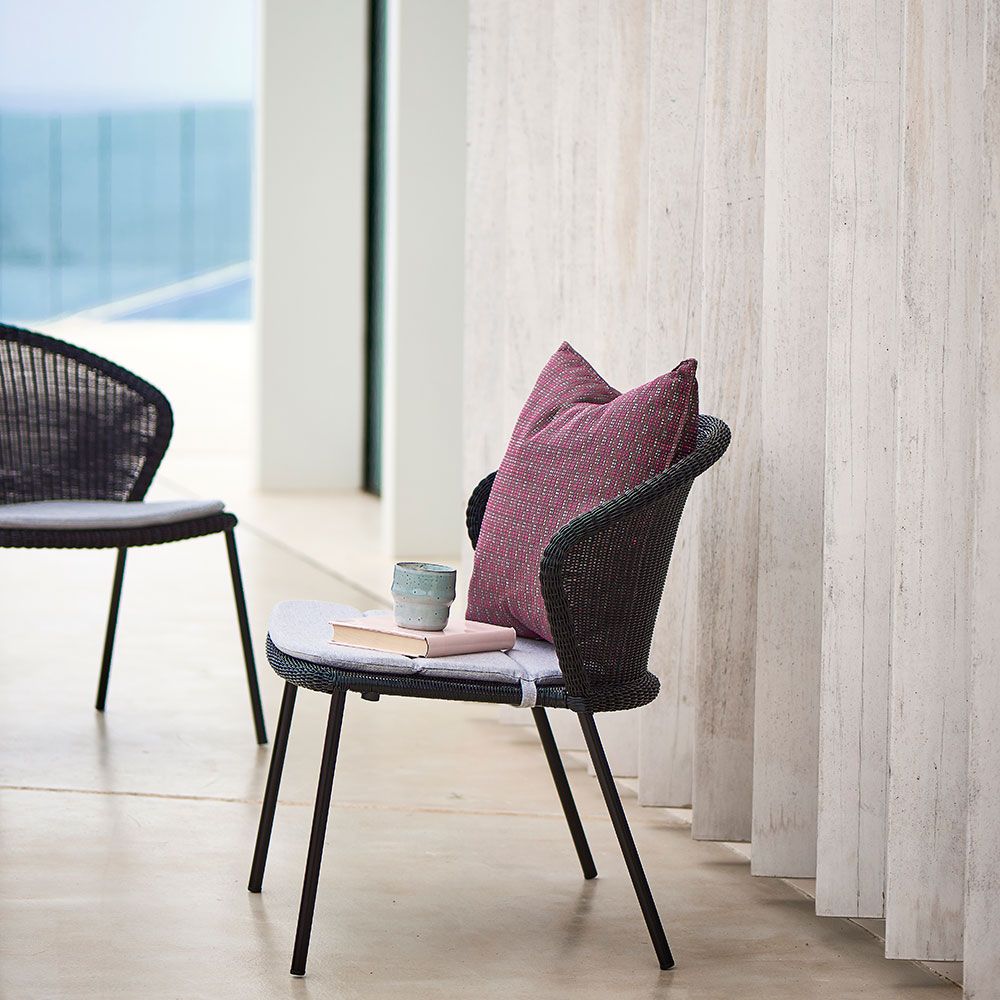 Stripe Ornamental Pude 50X50 Multi Pink 