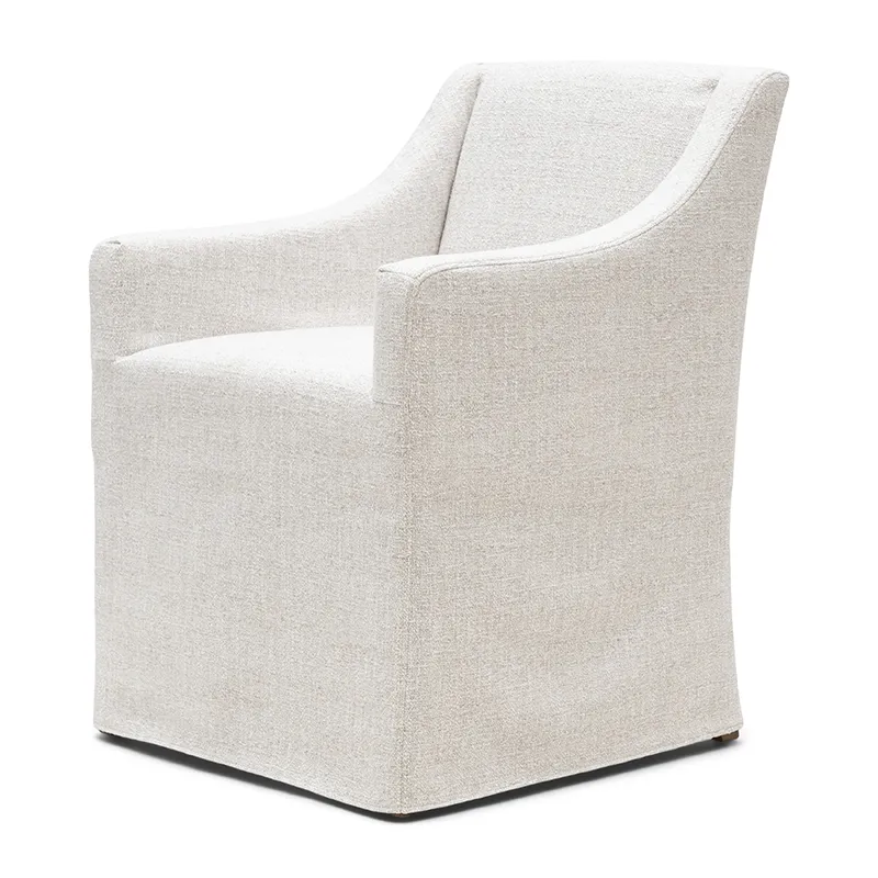 Riviera Maison, Firenze spisestol rich tweed antique white