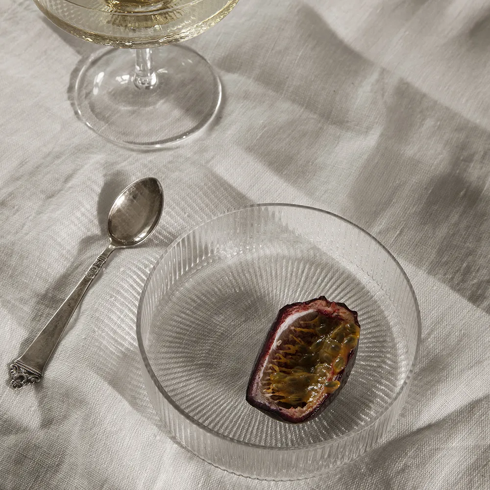 Ripple Serveringsskål 4-pak - Clear