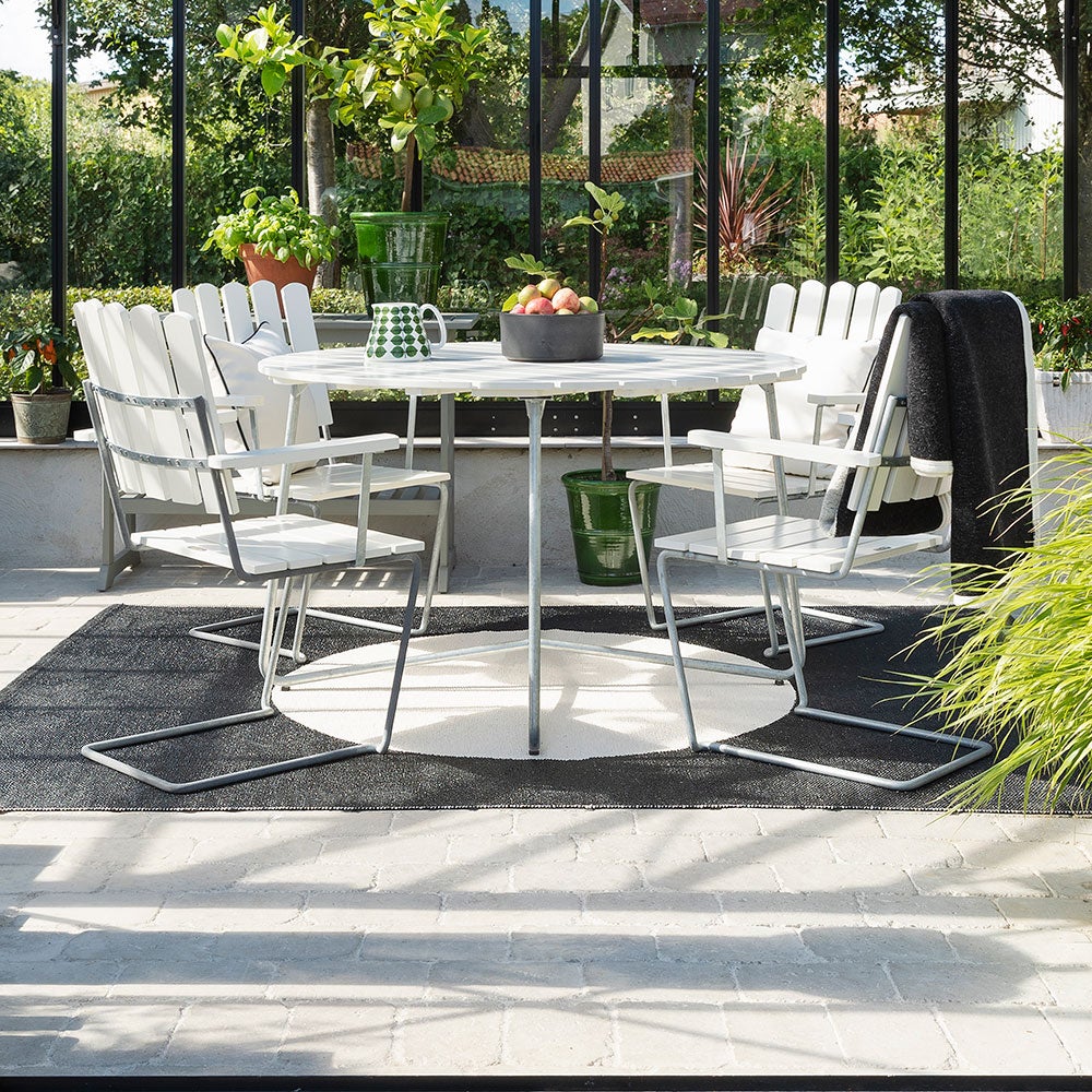 Vera tæppe 180x230 cm one black / vanilla 