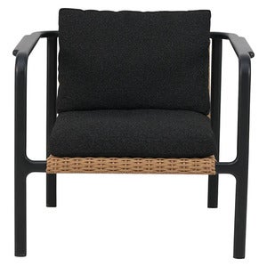 Motty lænestol    Sort / Teddy Black