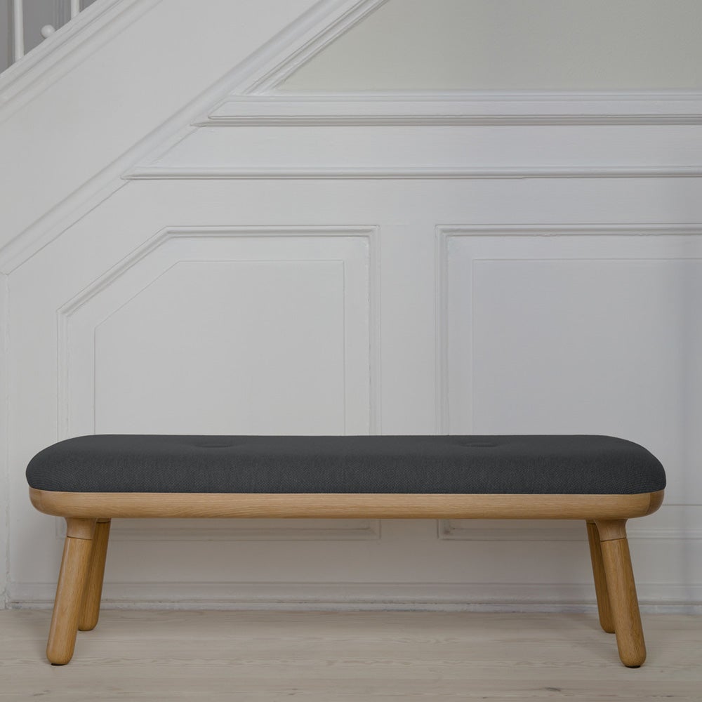 Paff  Lav bænk i egetræ/Shadow