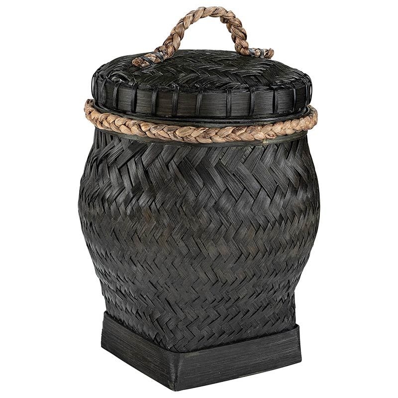 Davao Snake Kurv S Sort Artwood