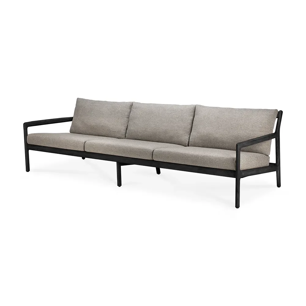 Ethnicraft, Jack 3-sæders sofa Black/Mocha