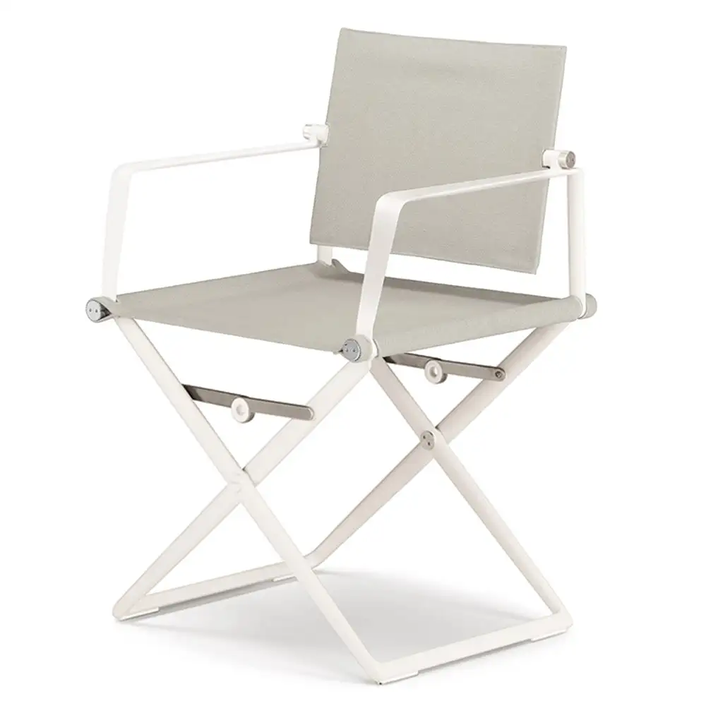 Dedon, Seax-lænestol hvid/due