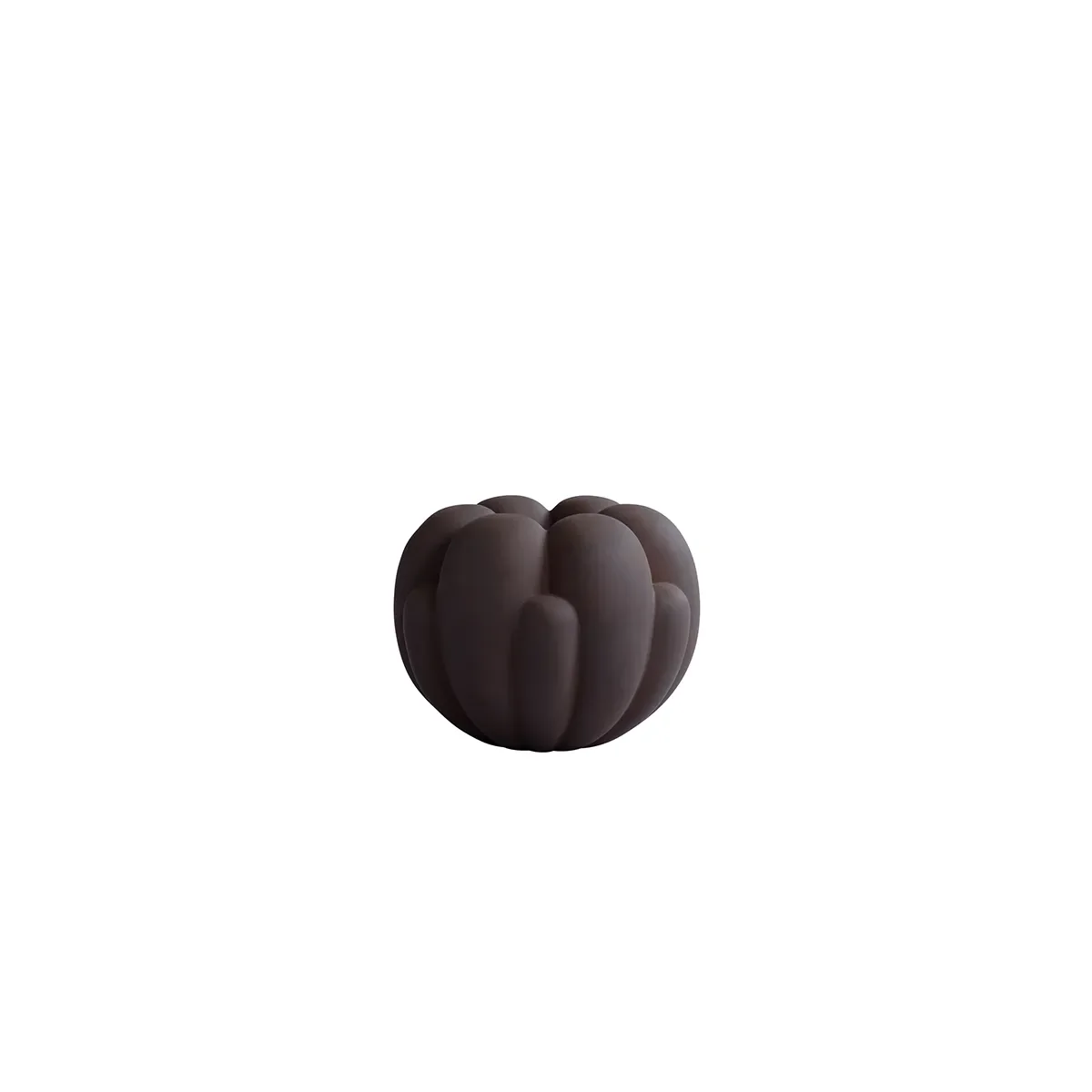 101 Copenhagen, Håndlavet vase Bloom Petit Chocolate Brown H18 cm