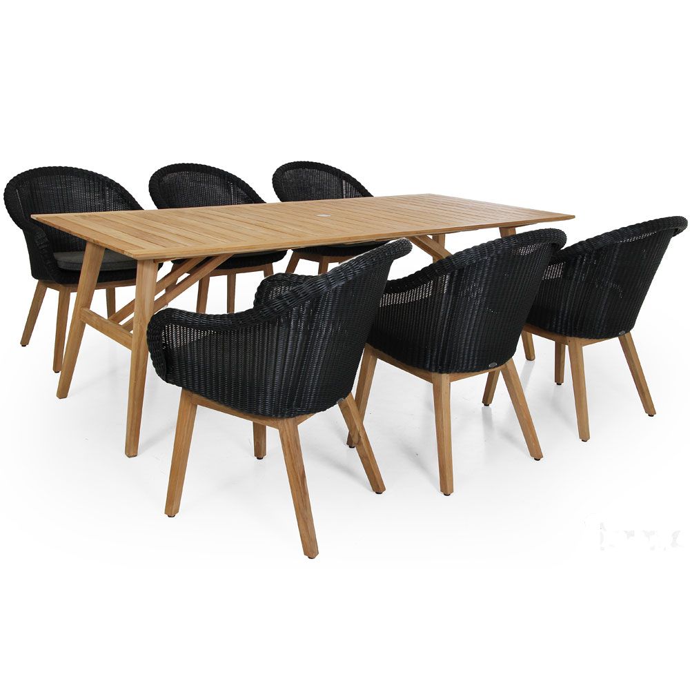 Beverly Stol/Karmstol Sort/Grå Brafab