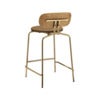 Curious Lav Barstol Eg/Messing Sugar Brown