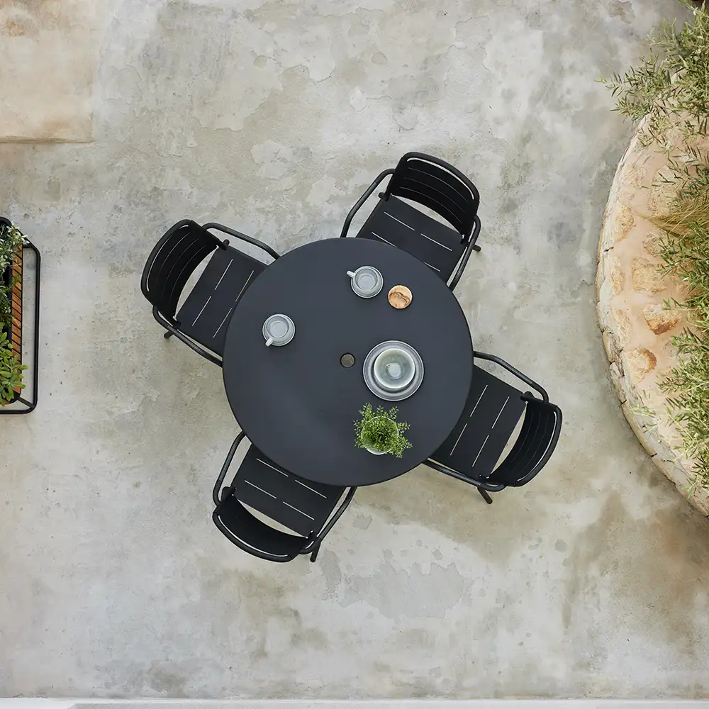 Copenhagen Armlænssstol Weave Lava grey