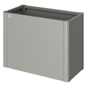 Belvedere plantebed maxi størrelse 100 metallisk kvartsgrå