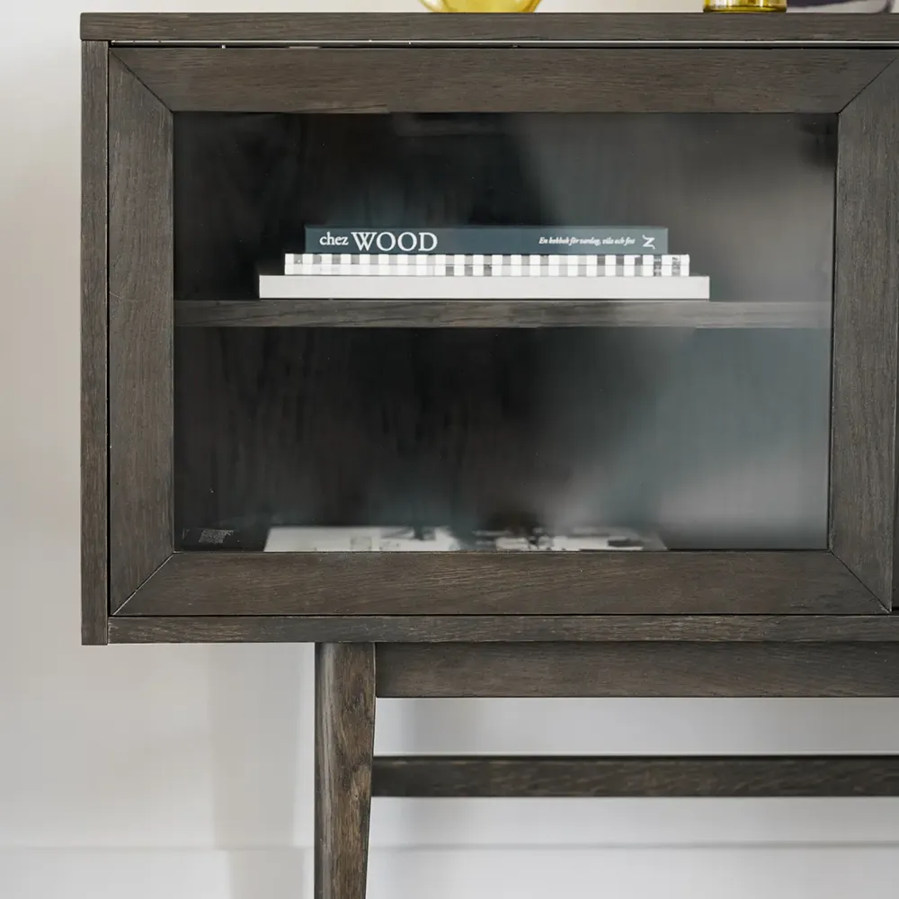 Hazelton skænk 170 cm brun eg