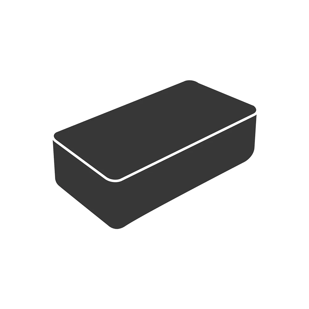 Cane-line, Sofabetræk Stor Sofagruppe Sort 260X215X75 Cm