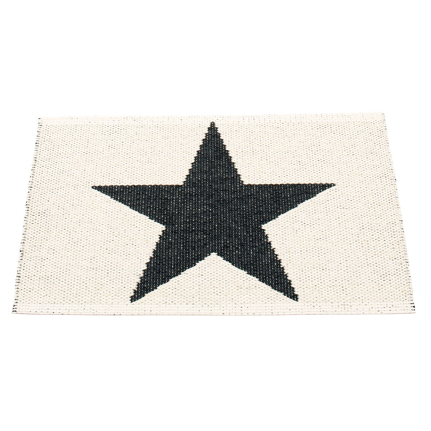 Viggo tæppe 70x50 cm one black / vanilla 